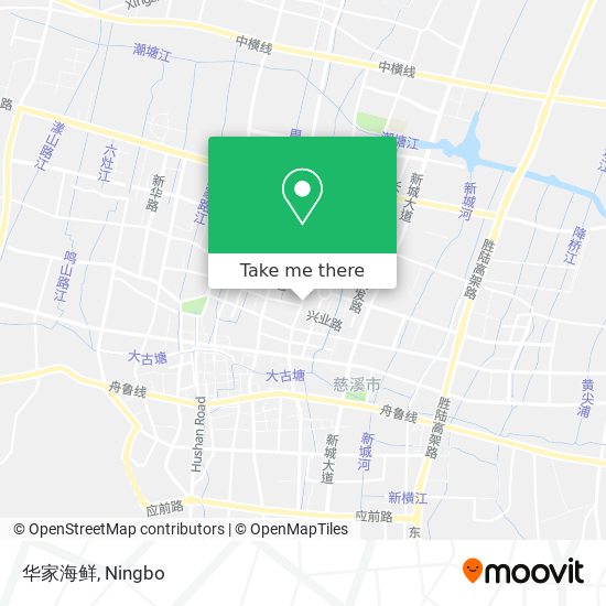 华家海鲜 map