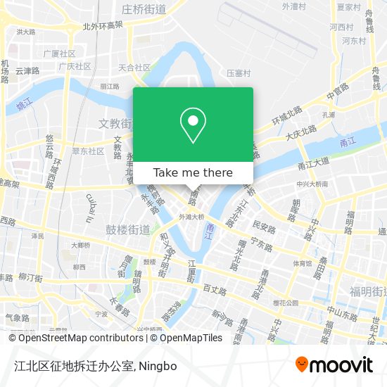 江北区征地拆迁办公室 map