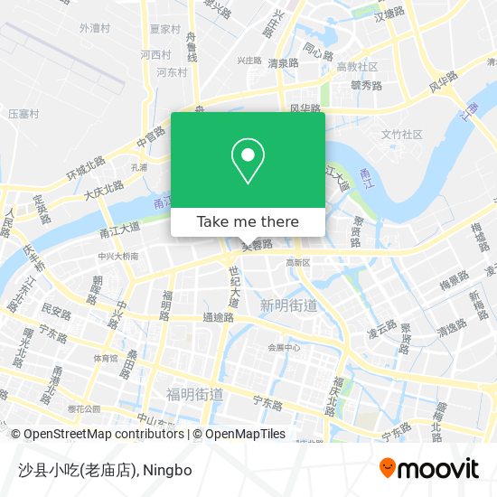 沙县小吃(老庙店) map