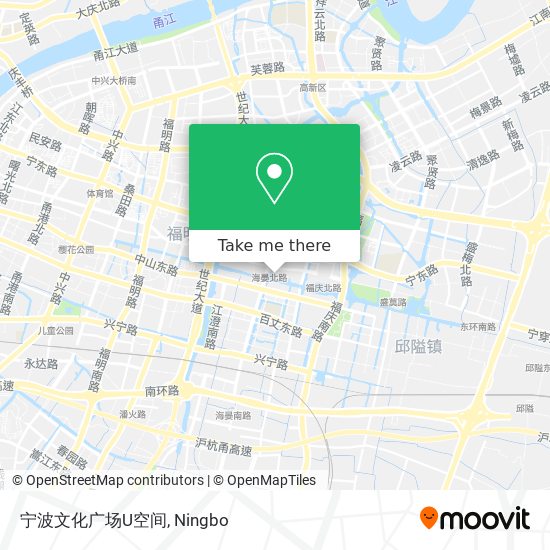 宁波文化广场U空间 map