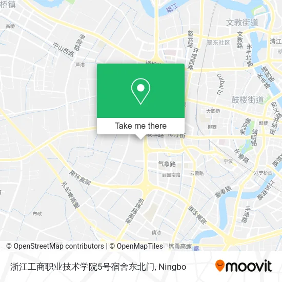 浙江工商职业技术学院5号宿舍东北门 map