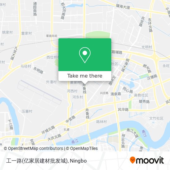 工一路(亿家居建材批发城) map