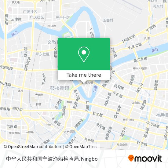 中华人民共和国宁波渔船检验局 map