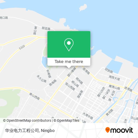 华业电力工程公司 map