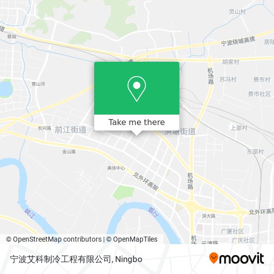 宁波艾科制冷工程有限公司 map
