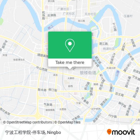 宁波工程学院-停车场 map