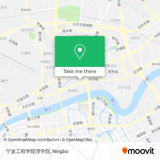 宁波工程学院理学院 map