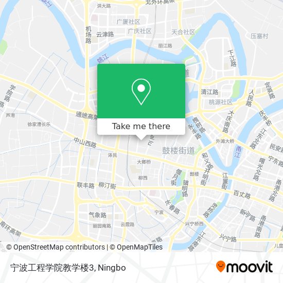 宁波工程学院教学楼3 map
