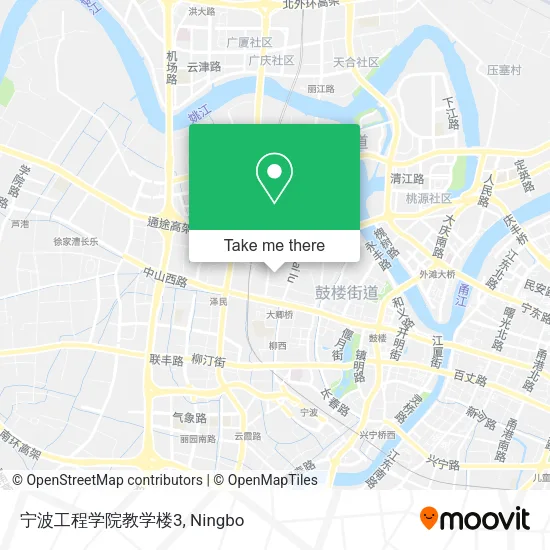 宁波工程学院教学楼3 map