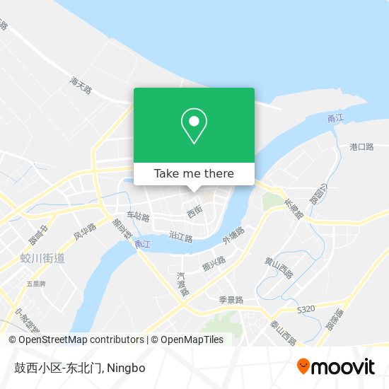 鼓西小区-东北门 map