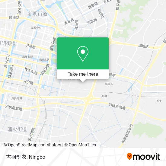 吉羽制衣 map