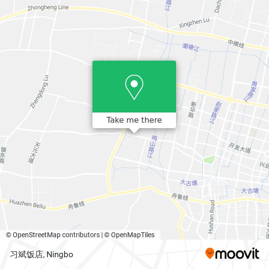 习斌饭店 map