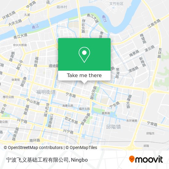 宁波飞义基础工程有限公司 map