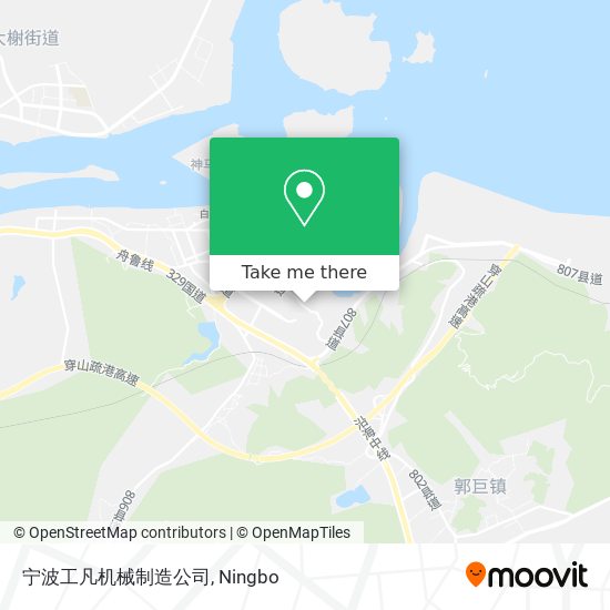 宁波工凡机械制造公司 map