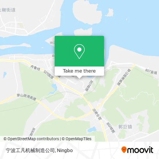 宁波工凡机械制造公司 map