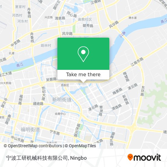 宁波工研机械科技有限公司 map