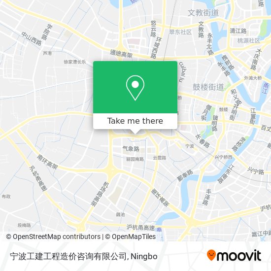 宁波工建工程造价咨询有限公司 map
