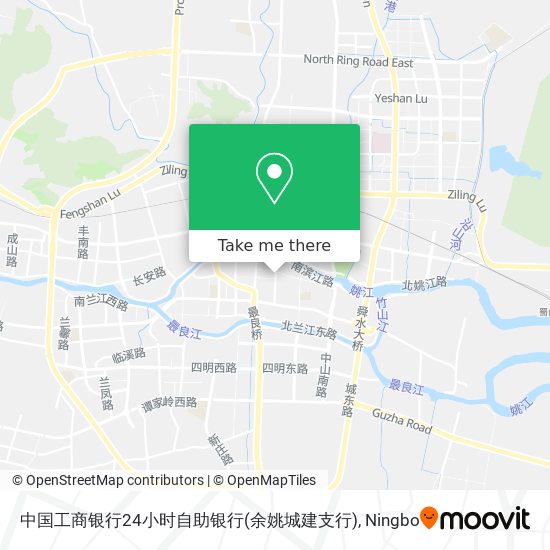 中国工商银行24小时自助银行(余姚城建支行) map