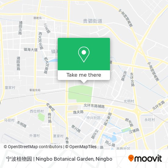 宁波植物园 | Ningbo Botanical Garden map