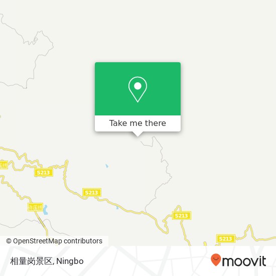 相量岗景区 map