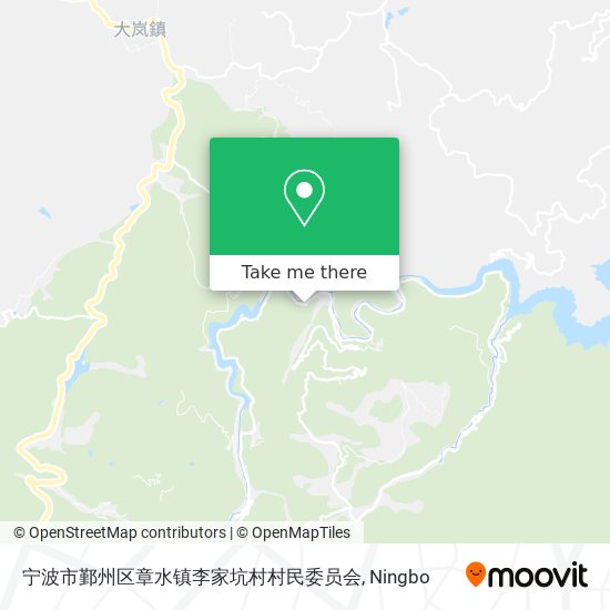 宁波市鄞州区章水镇李家坑村村民委员会 map