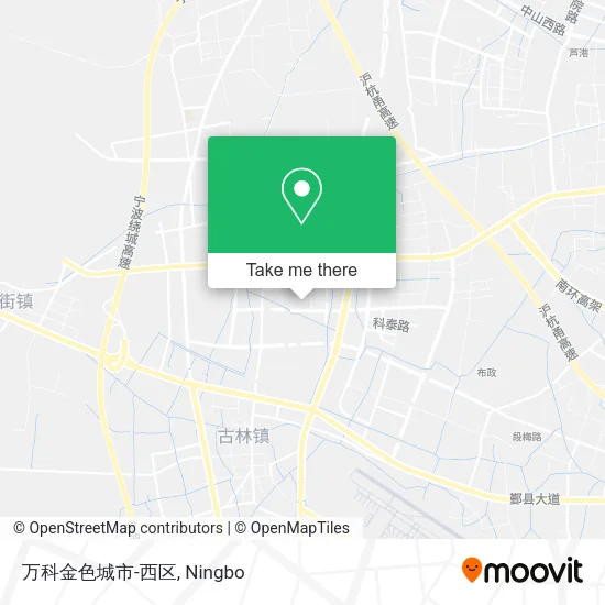 万科金色城市-西区 map