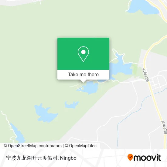 宁波九龙湖开元度假村 map