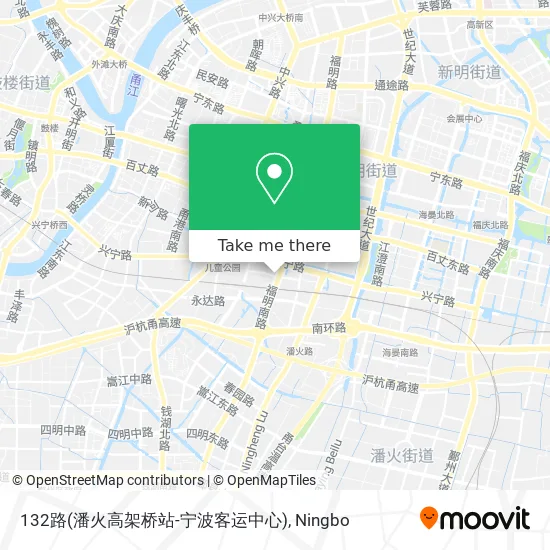 132路(潘火高架桥站-宁波客运中心) map