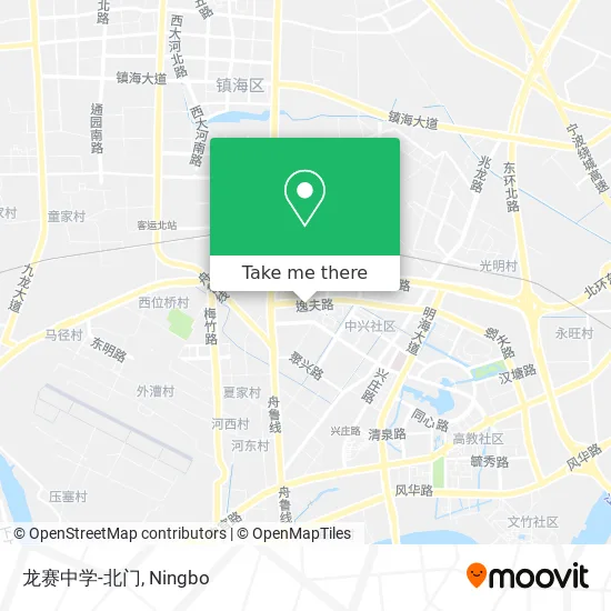 龙赛中学-北门 map