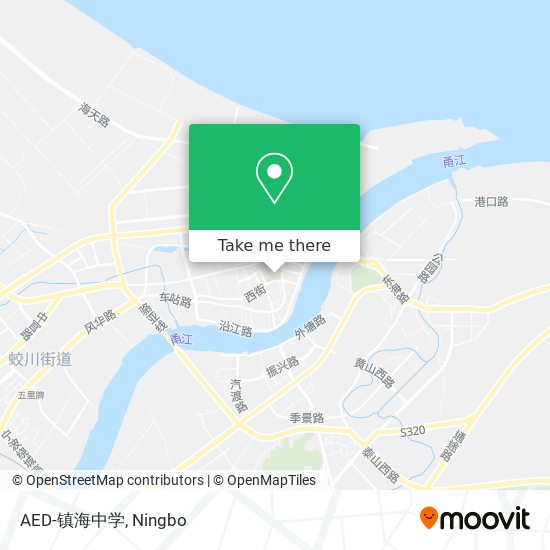 AED-镇海中学 map