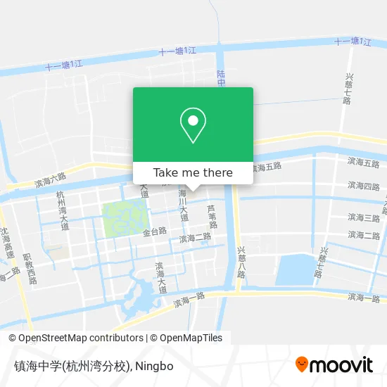 镇海中学(杭州湾分校) map