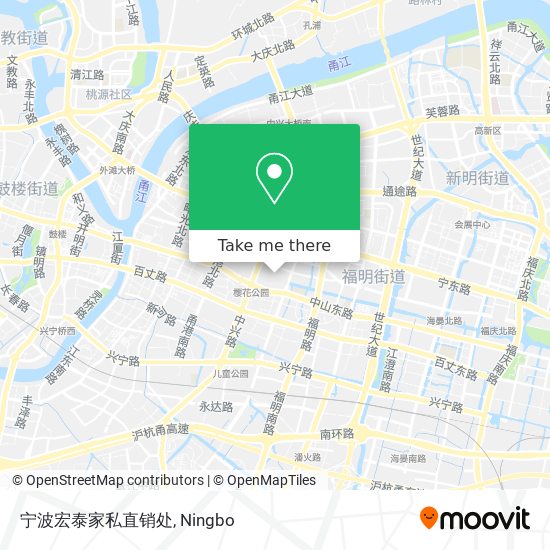 宁波宏泰家私直销处 map