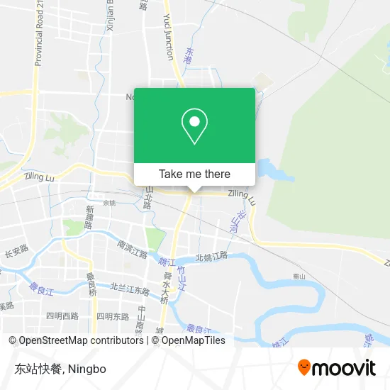 东站快餐 map