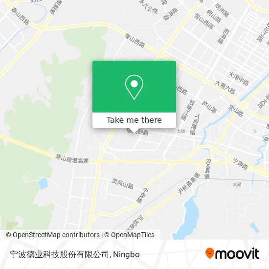 宁波德业科技股份有限公司 map