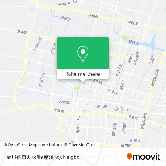 金川德自助火锅(慈溪店) map
