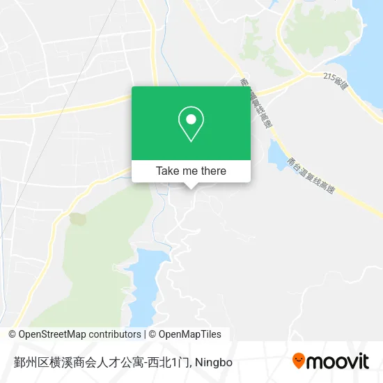 鄞州区横溪商会人才公寓-西北1门 map