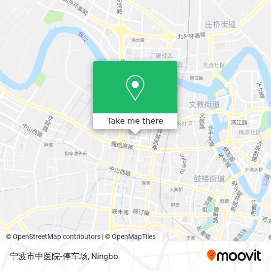 宁波市中医院-停车场 map