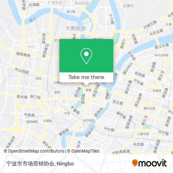 宁波市市场营销协会 map
