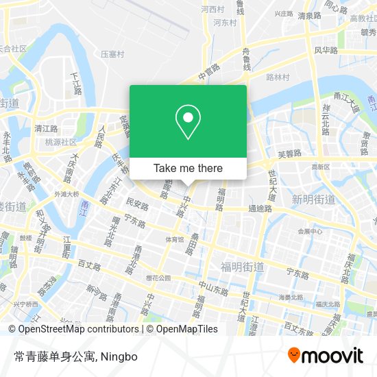 常青藤单身公寓 map