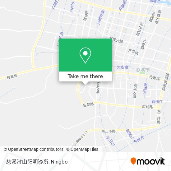 慈溪浒山阳明诊所 map