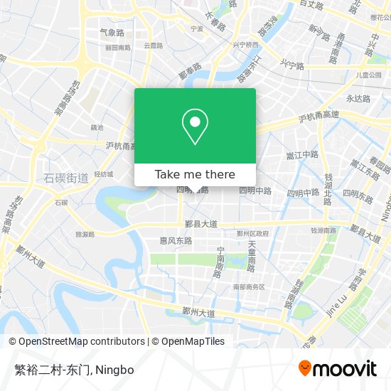 繁裕二村-东门 map