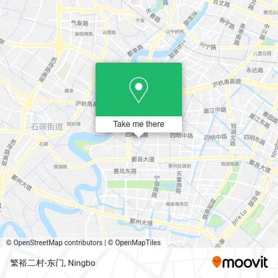 繁裕二村-东门 map