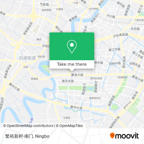 繁裕新村-南门 map