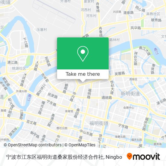 宁波市江东区福明街道桑家股份经济合作社 map