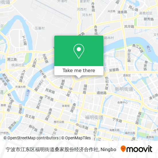 宁波市江东区福明街道桑家股份经济合作社 map