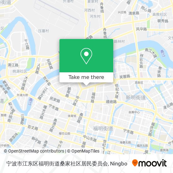 宁波市江东区福明街道桑家社区居民委员会 map