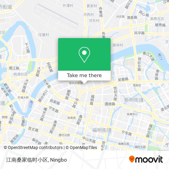江南桑家临时小区 map