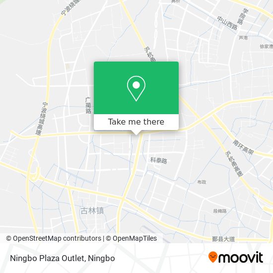 Ningbo Plaza Outlet map