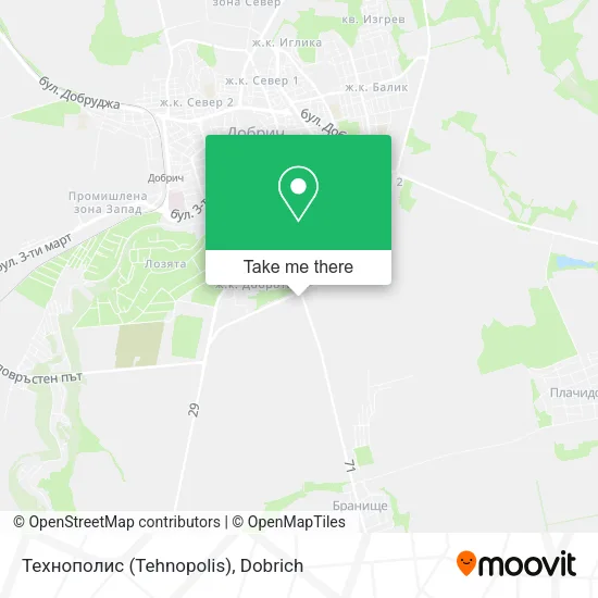 Карта Технополис (Tehnopolis)