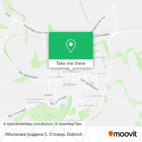 Ябълкова градина С. Стожер map